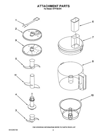 Whirlpool KFP740CR1 Parts