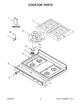 Diagram for 02 - Cooktop Parts