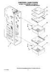 Diagram for 04 - Freezer Liner Parts