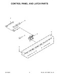 Diagram for 03 - Control Panel And Latch Parts