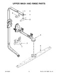 Diagram for 08 - Upper Wash And Rinse Parts