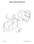 Diagram for 05 - Upper Oven Door Parts