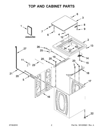 Diagram for WTW4855HW1