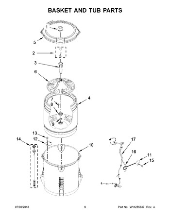 Diagram for WTW4955HW1