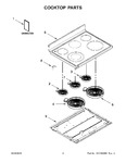 Diagram for 02 - Cooktop Parts