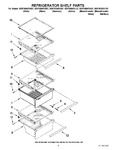 Diagram for 03 - Refrigerator Shelf Parts