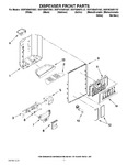 Diagram for 08 - Dispenser Front Parts