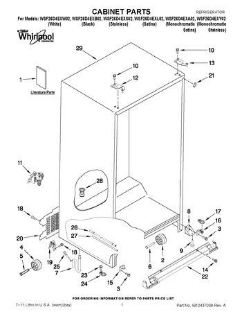 Diagram for WSF26D4EXA02