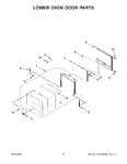 Diagram for 05 - Lower Oven Door Parts