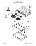 Diagram for 02 - Cooktop Parts