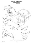 Diagram for 06 - Freezer Liner Parts