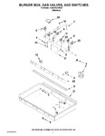 Diagram for 02 - Burner Box, Gas Valves, And Switches