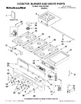 Diagram for 01 - Cooktop, Burner And Grate Parts