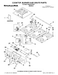 Diagram for 01 - Cooktop, Burner And Grate Parts