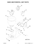 Diagram for 05 - Base And Pedestal Unit Parts