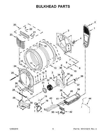 Diagram for WED9620HBK0