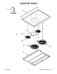 Diagram for 02 - Cooktop Parts