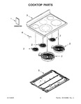 Diagram for 02 - Cooktop Parts