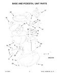 Diagram for 03 - Base And Pedestal Unit Parts