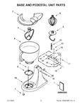 Diagram for 05 - Base And Pedestal Unit Parts