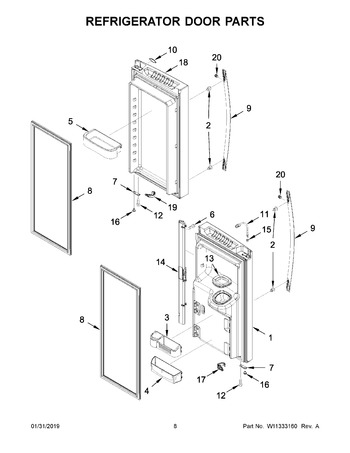 Diagram for WRF555SDFZ09