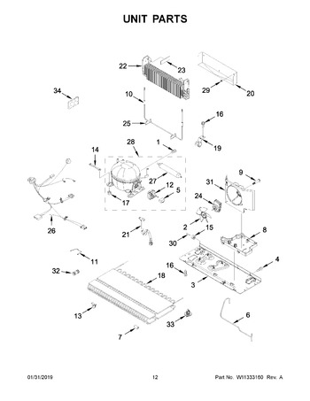 Diagram for WRF555SDFZ09