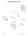 Diagram for 09 - Dispenser Front Parts