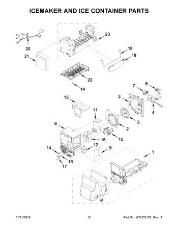 Diagram for WRF555SDFZ09