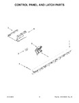 Diagram for 03 - Control Panel And Latch Parts