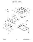 Diagram for 02 - Cooktop Parts