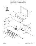 Diagram for 02 - Control Panel Parts