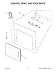 Diagram for 02 - Control Panel And Door Parts