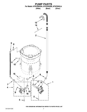 Diagram for WTW7800XW4