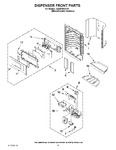 Diagram for 08 - Dispenser Front Parts