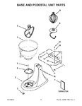 Diagram for 05 - Base And Pedestal Unit Parts