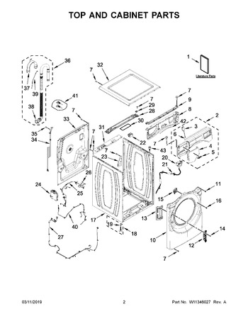 Diagram for WFW8620HW1