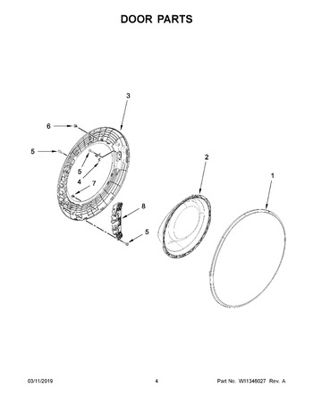 Diagram for WFW8620HW1