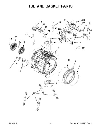 Diagram for WFW8620HW1