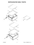 Diagram for 04 - Refrigerator Shelf Parts