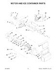 Diagram for 06 - Motor And Ice Container Parts