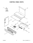 Diagram for 02 - Control Panel Parts