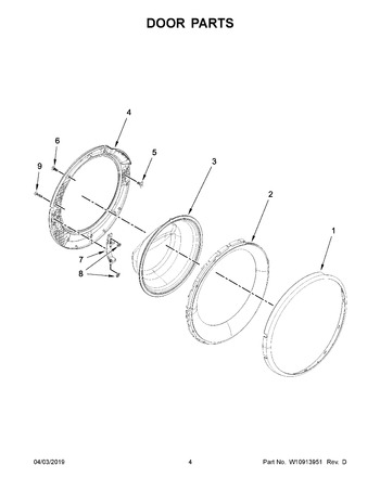 Diagram for WFW3090GW0