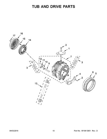 Diagram for WFW3090GW0