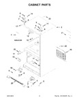 Diagram for 02 - Cabinet Parts