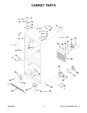 Diagram for KRFF302EWH02