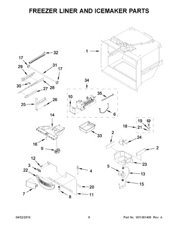 Diagram for KRFF302EWH02