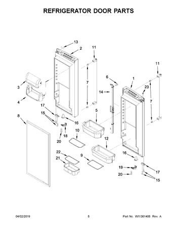 Diagram for KRFF302EWH02