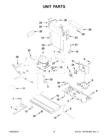 Diagram for KRFF302EWH02