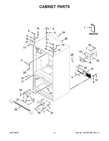 Diagram for WRF555SDHV02