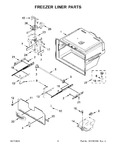 Diagram for 04 - Freezer Liner Parts